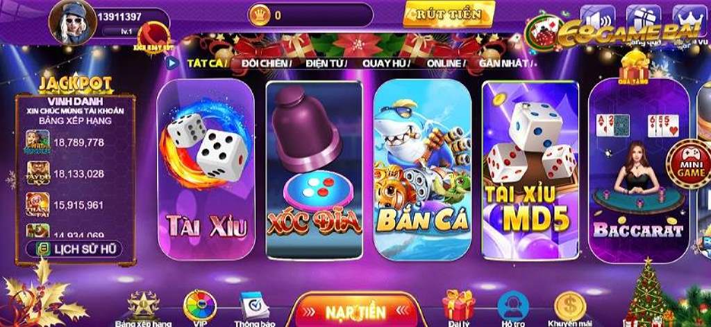 Game bài đổi thưởng - Thế mạnh của cổng game 68 Game Bài