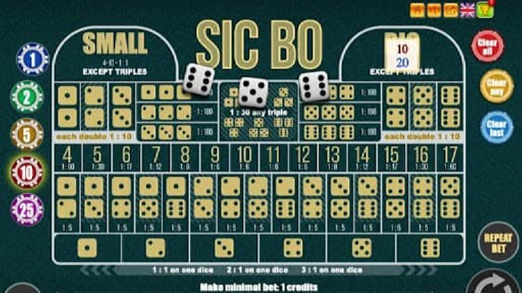 Cược tổng số điểm chơi bài sicbo đổi thưởng