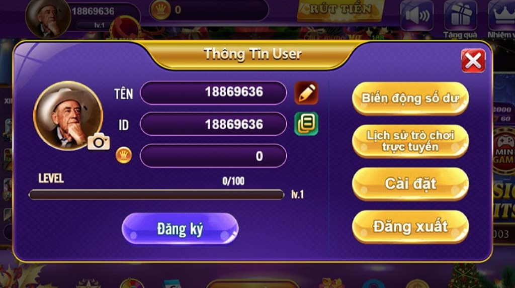 Mỗi người chỉ nên tạo 1 acc duy nhất tại cổng game 68