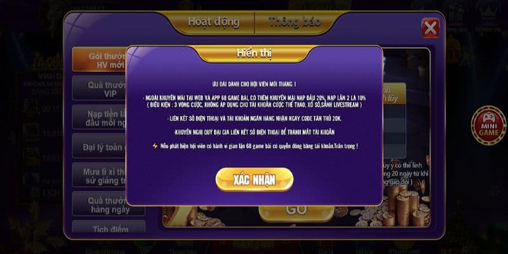 Khi hội viên bắt đầu nạp tiền cá cược sẽ được cổng game tặng ngay 5888 VNĐ vào ví game