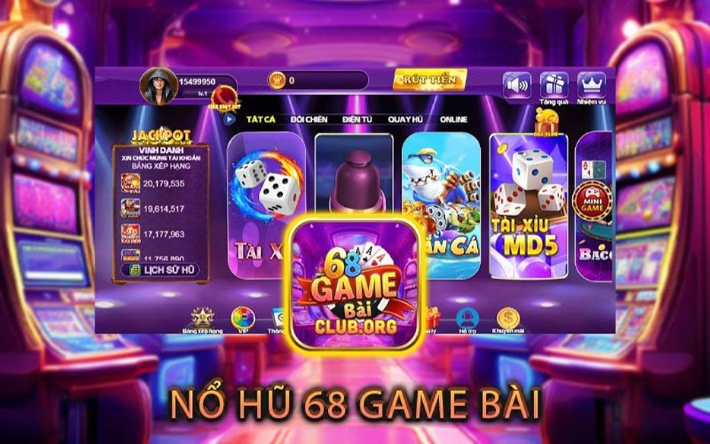 Nổ hũ là thể loại game đặc sắc bậc nhất tại 68 Game Bài