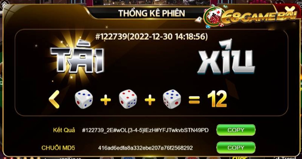 Chiến thuật chơi tài xỉu online theo dự đoán số nút